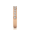Picture of A Ring With A Row Of Sparkling Diamonds.