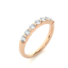 Picture of A Ring With A Row of Seven Diamonds -0.50ctw Diamonds