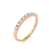 Picture of  Half Eternity Band With Round Cut Diamonds.