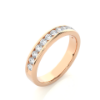Picture of A Refined Diamond Ring With A Sleek, Modern Design.