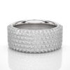 Picture of 2 Carat Luxurious Band With Full Pave Diamond Brilliance.
