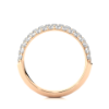 Picture of Elegant Band With Layered Pave Set Diamond Sparkle- 1ctw Diamonds