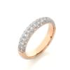 Picture of Elegant Band With Layered Pave Set Diamond Sparkle- 1ctw Diamonds