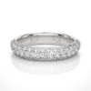 Picture of Elegant Band With Layered Pave Set Diamond Sparkle- 1ctw Diamonds