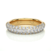 Picture of Elegant Band With Layered Pave Set Diamond Sparkle- 1ctw Diamonds