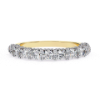 Picture of 1 Carat round halo line Eternity Band Ring