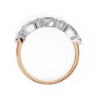 Picture of 0.70 Ct Band Featuring A Zig Zag Pattern Of Baguette And Round Cut Diamonds.