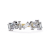 Picture of 0.70 Ct Band Featuring A Zig Zag Pattern Of Baguette And Round Cut Diamonds.
