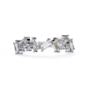 Picture of 0.70 Ct Band Featuring A Zig Zag Pattern Of Baguette And Round Cut Diamonds.