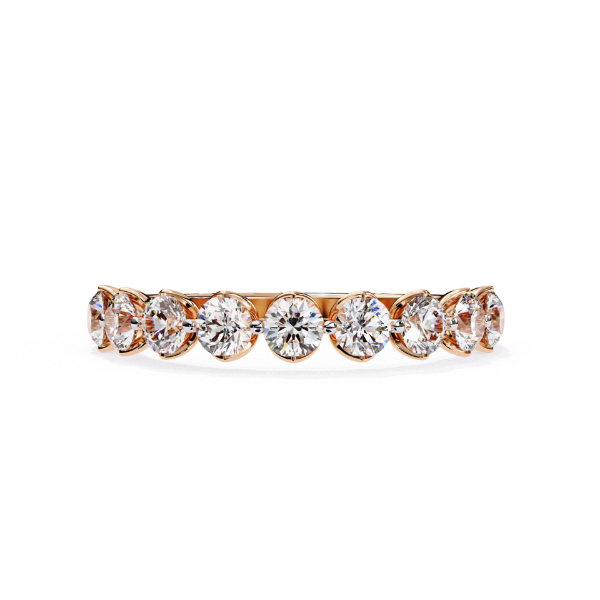 Picture of 1 Carat Eternity Band With Round Cut Diamonds. 