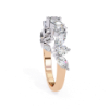 Picture of A Stunning 0.90 Carat Marquise and Round Diamond Ring.