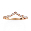 Picture of A Delicate V-Shaped Design, adorned With Diamonds Ring