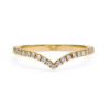 Picture of A Delicate V-Shaped Design, adorned With Diamonds Ring