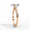 Picture of 0.82 Carat Marquise Cut Lab Grown Diamond Ring.