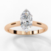 Picture of 0.82 Carat Marquise Cut Lab Grown Diamond Ring.