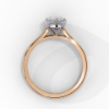 Picture of 1 Carat Pear Shaped Lab Grown Diamond Ring Designed to Captivate.