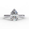 Picture of 1 Carat Pear Shaped Lab Grown Diamond Ring Designed to Captivate.