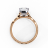 Picture of 3 Carat Radiant Cut Diamond Solitaire Ring.