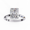 Picture of 3 Carat Radiant Cut Diamond Solitaire Ring.