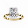 Picture of 3 Carat Radiant Cut Diamond Solitaire Ring.
