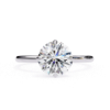 Picture of 2.10 Carat Round Cut Diamond Solitaire Ring.