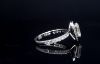 Picture of 1.10 carat Solitaire Elegant Emerald Cut Diamond halo Ring