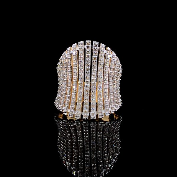 Picture of 1.70 Carat Cocktail Ring With Rows Of Dazzling Diamonds.