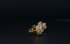 Picture of 2 Carat Total Solitaire Halo Set Oval Earrings. (2.65 ctw Diamonds)