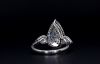 Picture of 5.50 Carat Pear Shaped Solitaire With Matching Pear Side Stones. (6.60CtW Diamonds)