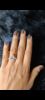 Picture of 5.50 Carat Pear Shaped Solitaire With Matching Pear Side Stones. (6.60CtW Diamonds)
