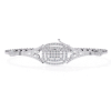 Picture of 1.07 Carat Round Diamond Bracelet With A Cluster Design.