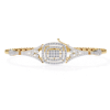 Picture of 1.10 Carat Round Diamond Bracelet With A Cluster Design.