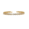 Picture of Floral Aura – 6.25 Carat Diamond Cluster Bracelet