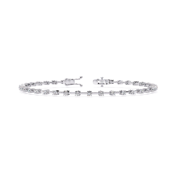 Picture of Eternal Grace - 0.95 Carat Round Diamond Tennis Bracelet.