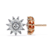 Picture of Floral Radiance – 1.30 Carat Marquise & Round Diamond Studs