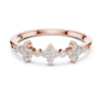 Picture of Floral Grace – Round Diamond Cluster Ring