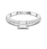 Picture of Golden Prism – Baguette Solitaire with Diamond Band
