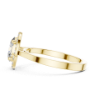 Picture of Celestial Glow - 0.70 Carat Oval & Round Diamond Ring ( 1 CTW Diamonds)