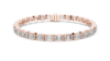 Picture of The Legacy Bezel Band - 9.50 Carat Emerald Diamond Bracelet