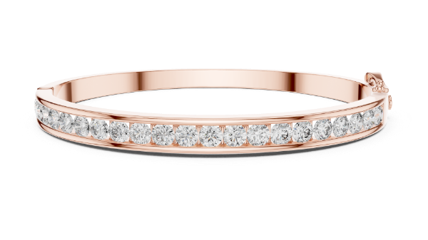 Picture of The Channel-Set Bracelet - 3.50 Carat Round Diamond Bracelet