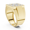 Picture of Regal Square – 2.30 Carat Round & Princess Diamond Ring
