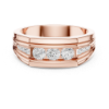 Picture of Majestic Rows – 0.60 Carat Gold Diamond Band