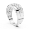 Picture of Radiant Stream – 0.90 Carat Round Diamond Band