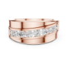 Picture of Radiant Stream – 0.90 Carat Round Diamond Band