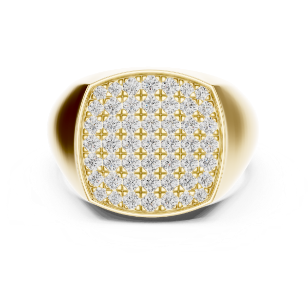Picture of Regal Grid – 0.70 Carat Diamond Men’s Ring