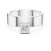 Picture of Noble Square – Princess Solitaire Diamond Band