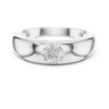 Picture of Golden Zenith – Round Diamond Ring