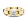 Picture of Golden Zenith – Round Diamond Ring