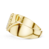 Picture of Crown Grid – Round Diamond Men's Band
