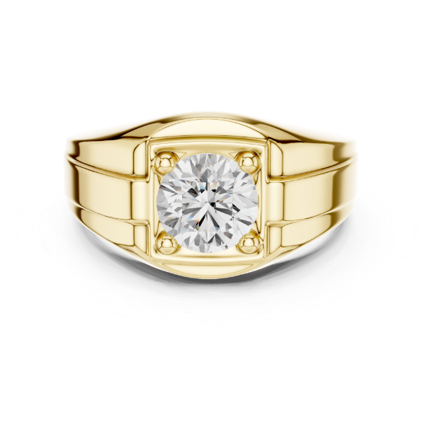 Picture of Ironcrest – 1.1 Carat Round Solitaire Diamond Band